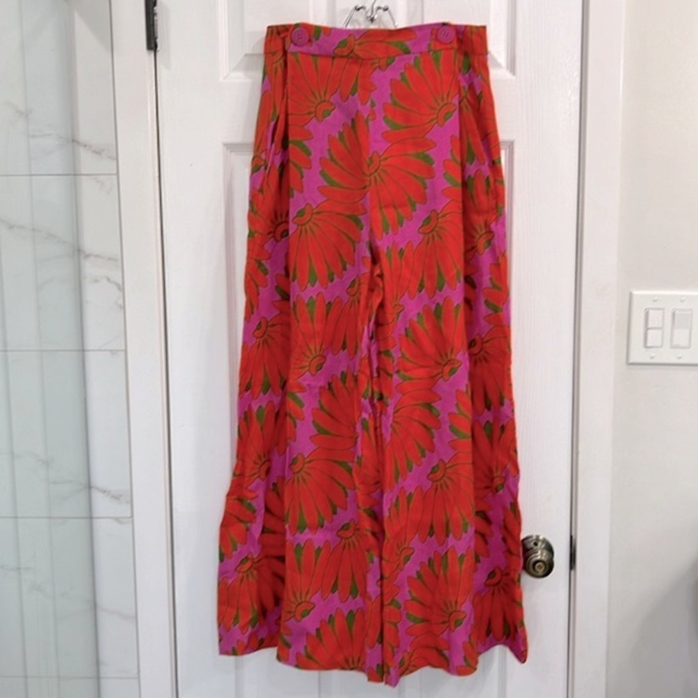 NWT Farm Rio Copacabana Pink Pants, Size S - Picture 4 of 8